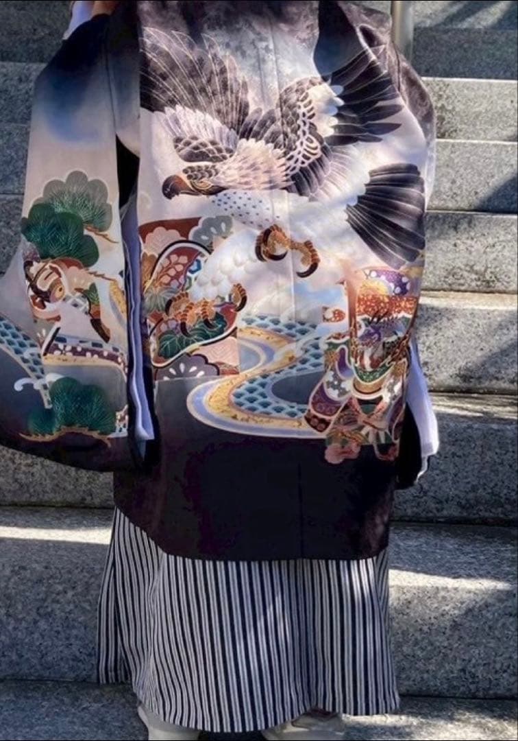 子ども用 七五三 着物フルセット（雪駄なし）　男の子　袴