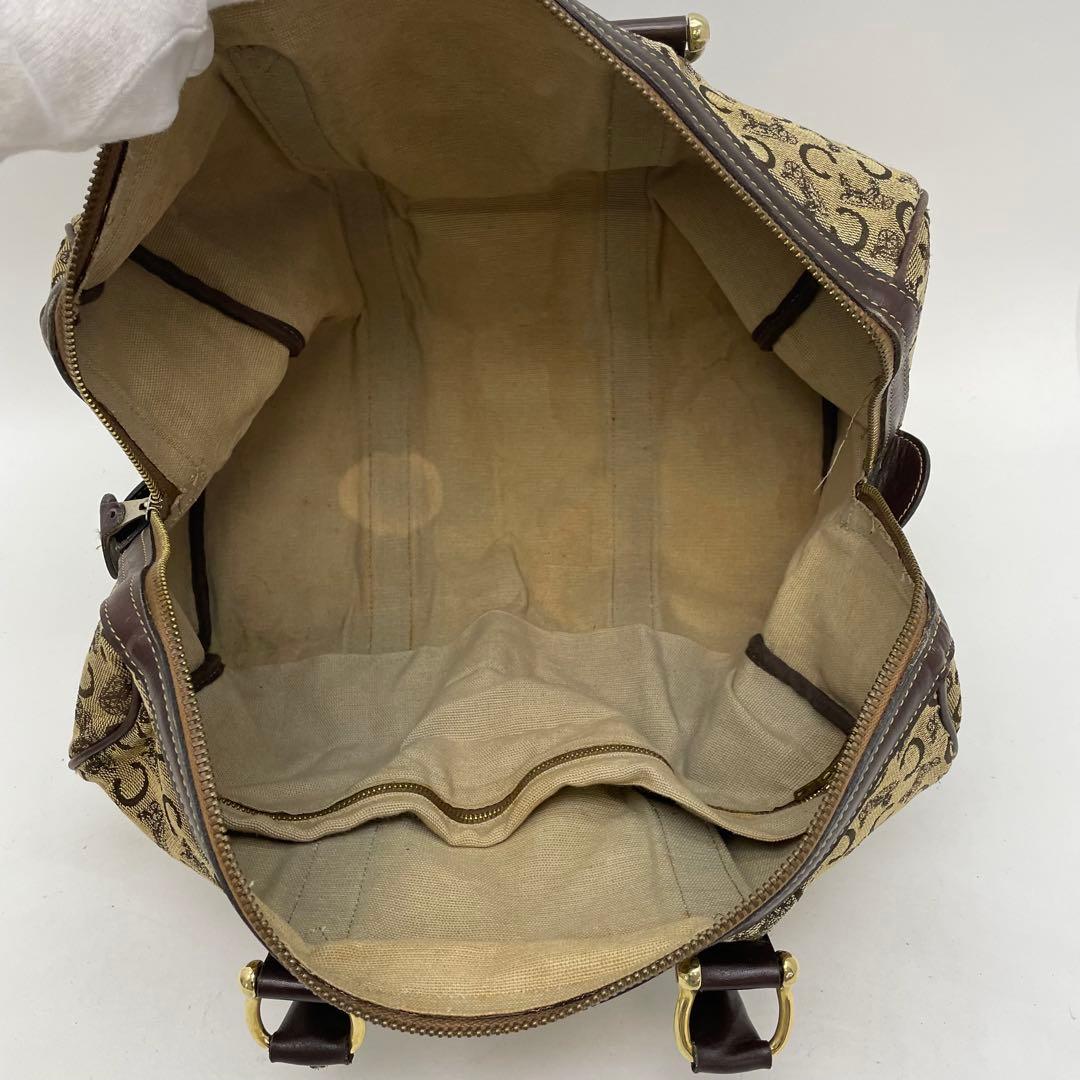 セリーヌ ハンド ボストンバッグ Cマカダム 旅行 ビジネス FU219