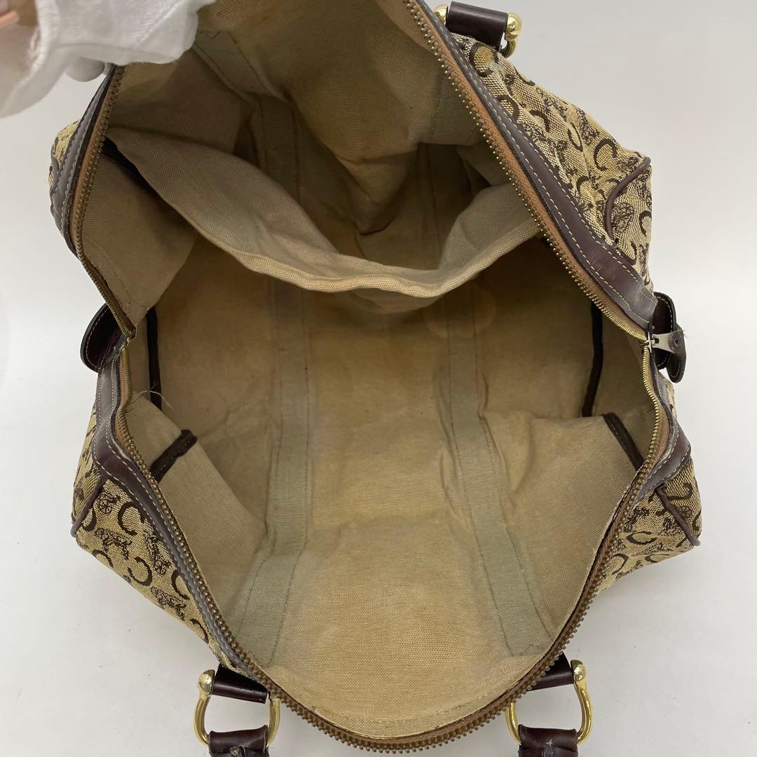 セリーヌ ハンド ボストンバッグ Cマカダム 旅行 ビジネス FU219