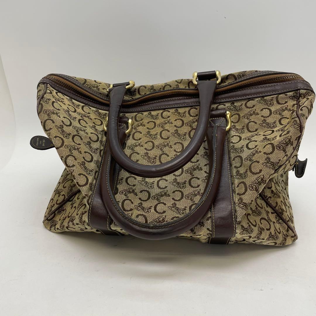 セリーヌ ハンド ボストンバッグ Cマカダム 旅行 ビジネス FU219