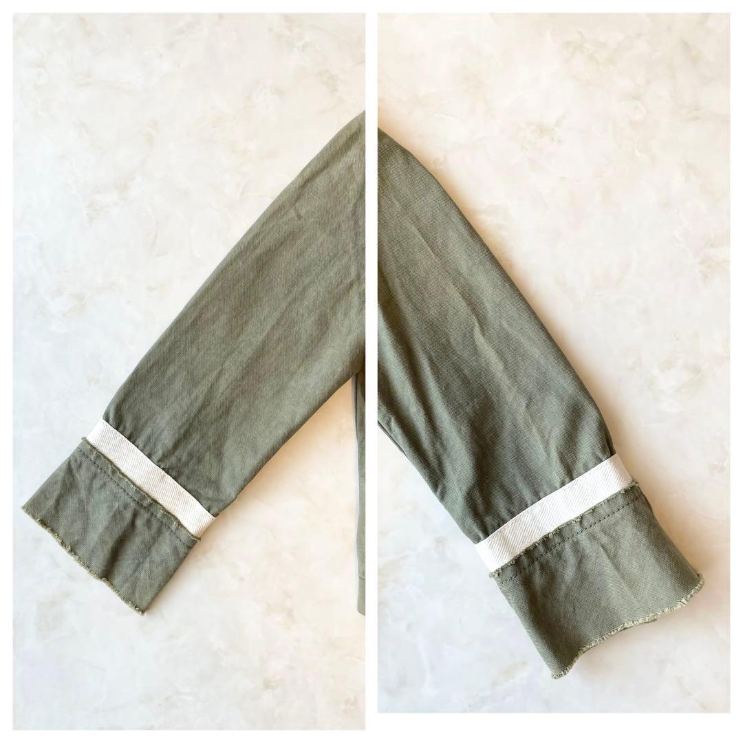 トリコムデギャルソン　ミリタリージャケット カーキ　Sサイズ　ビンテージ