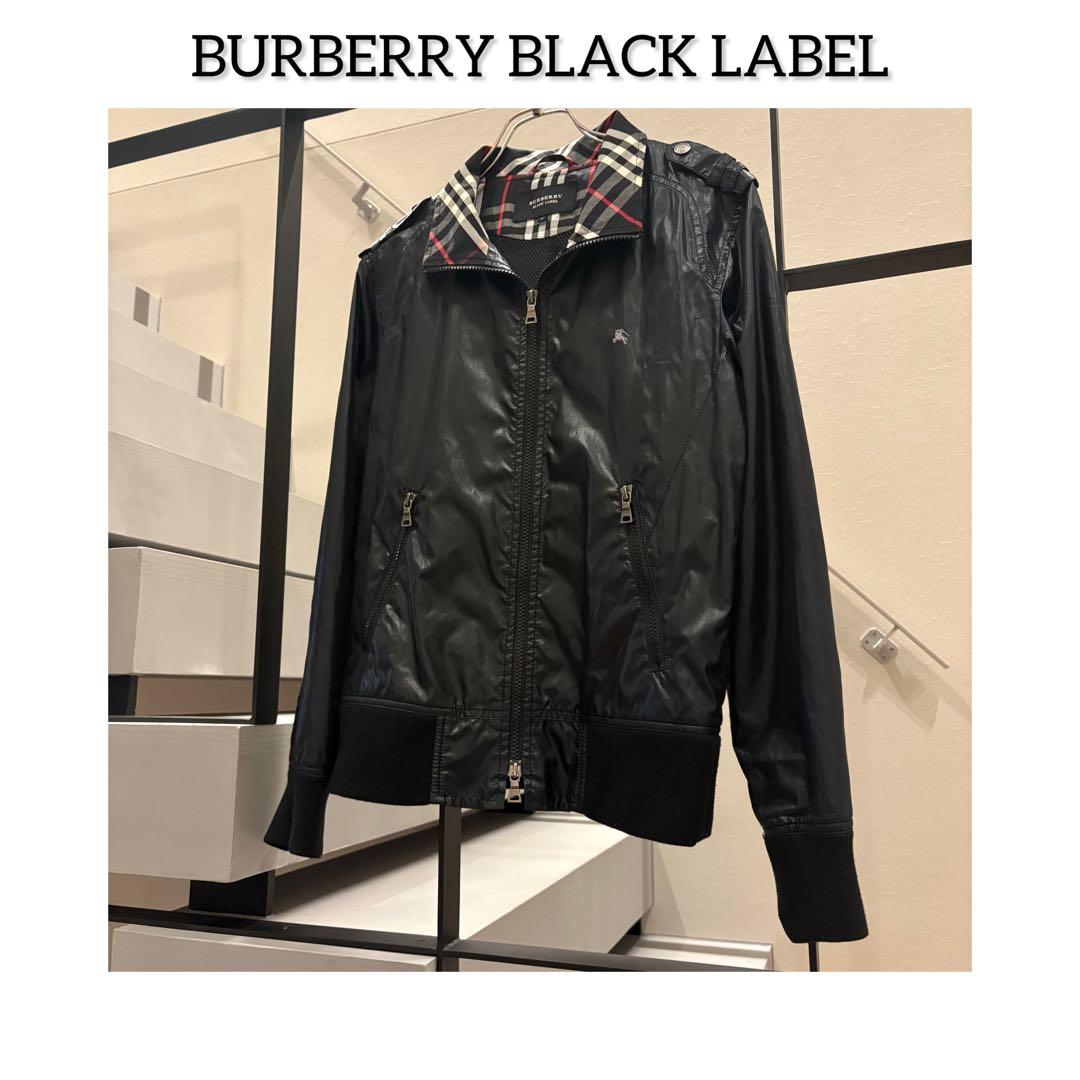 Burberry black label ナイロンジャケット　ノバチェック