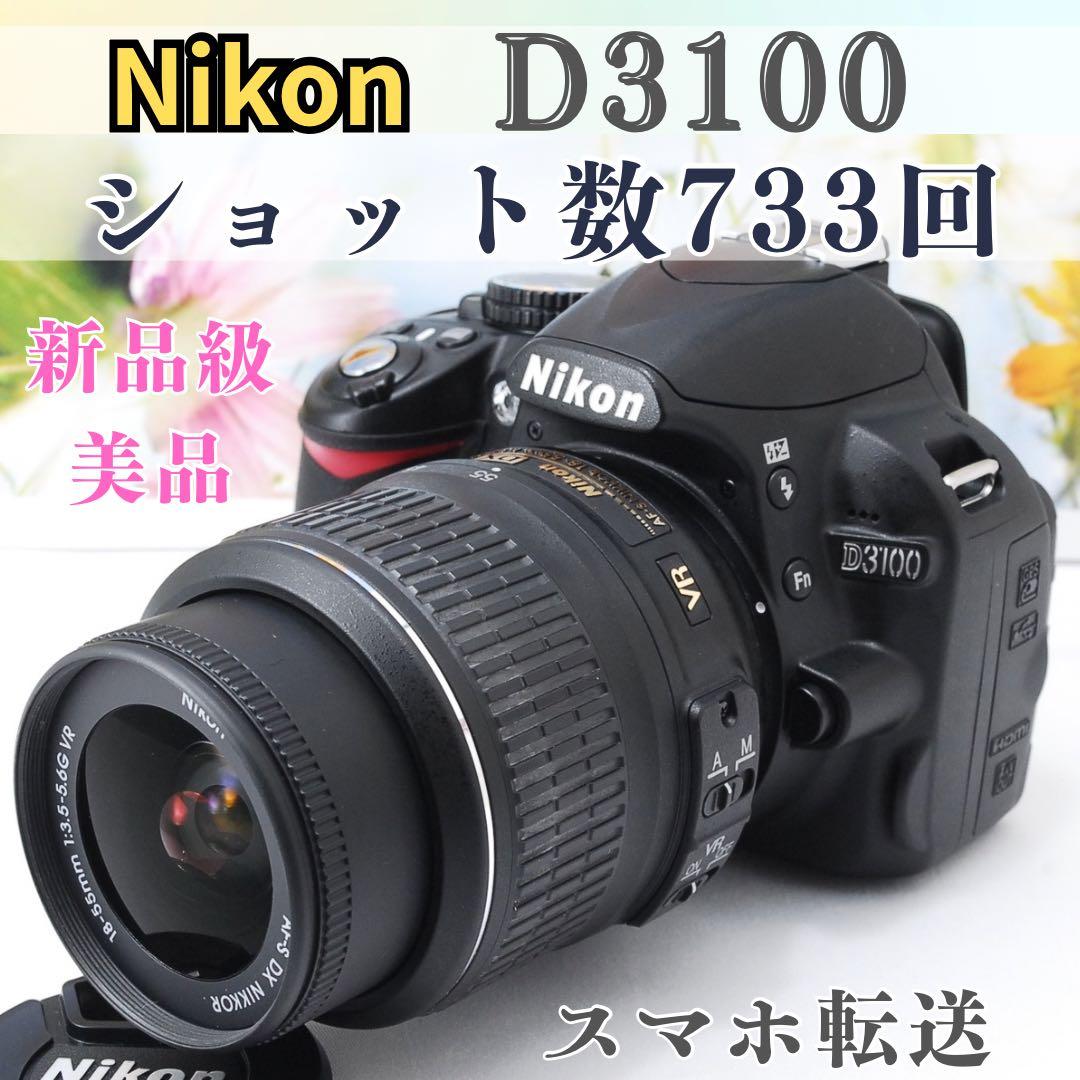 【新品級ショット数】Nikon D3100　スマホ転送　動画OK　一眼レフ