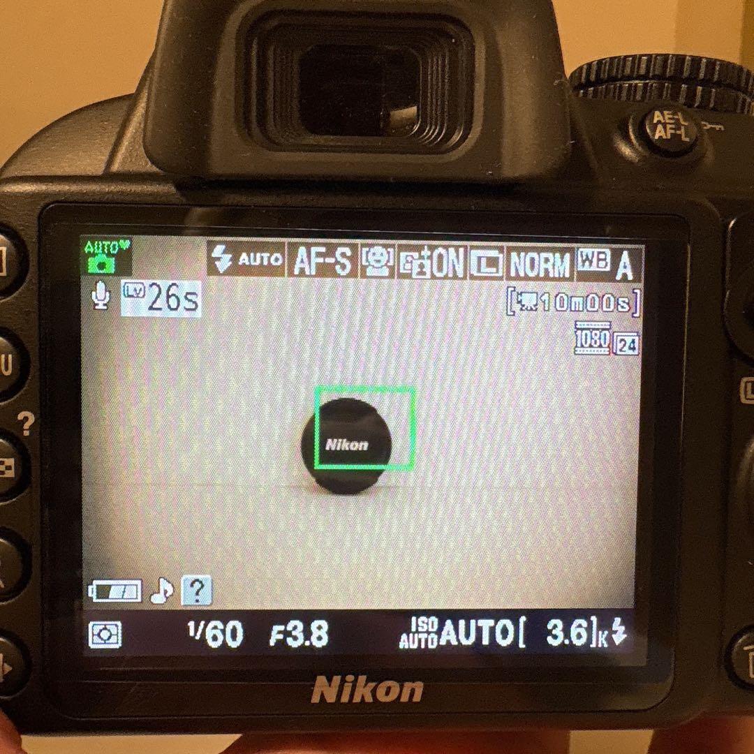 【新品級ショット数】Nikon D3100　スマホ転送　動画OK　一眼レフ