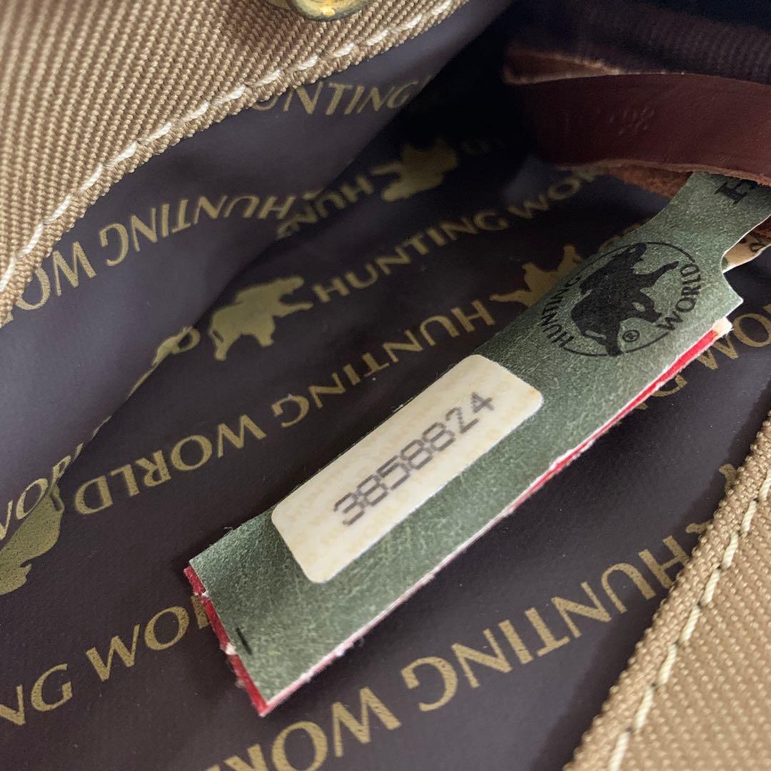 【A4収納可】HUNTING WORLD サファリトゥデイ メッセンジャーバッグ