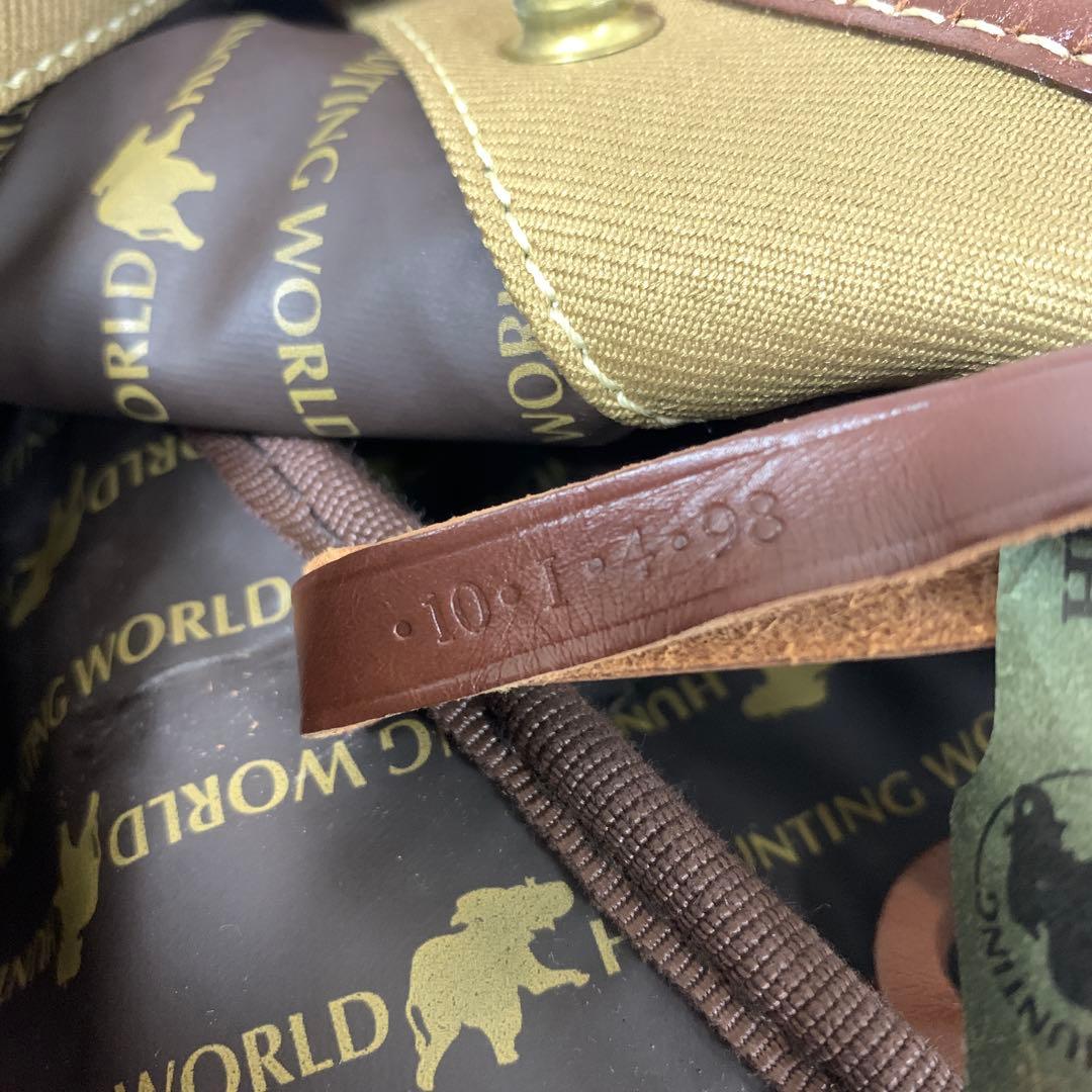 【A4収納可】HUNTING WORLD サファリトゥデイ メッセンジャーバッグ