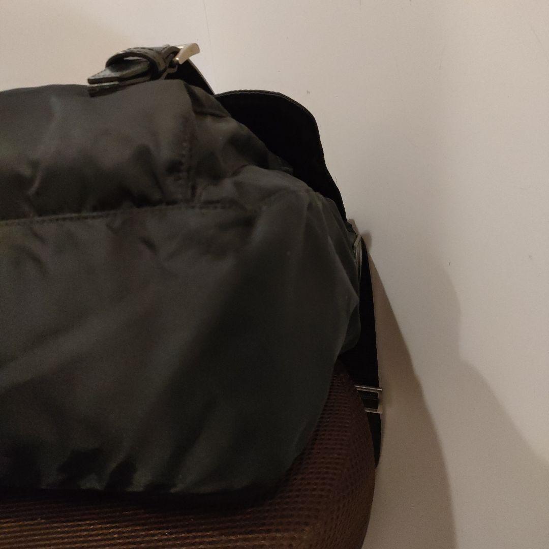 PRADA プラダ メッセンジャーバッグ ブラック 三角ロゴ