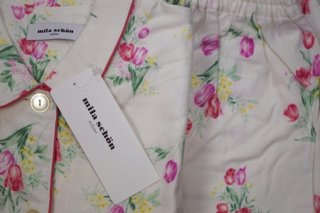 【新品】ミラショーン 　秋冬物中空糸厚手ネル地パジャマ(M)　A18