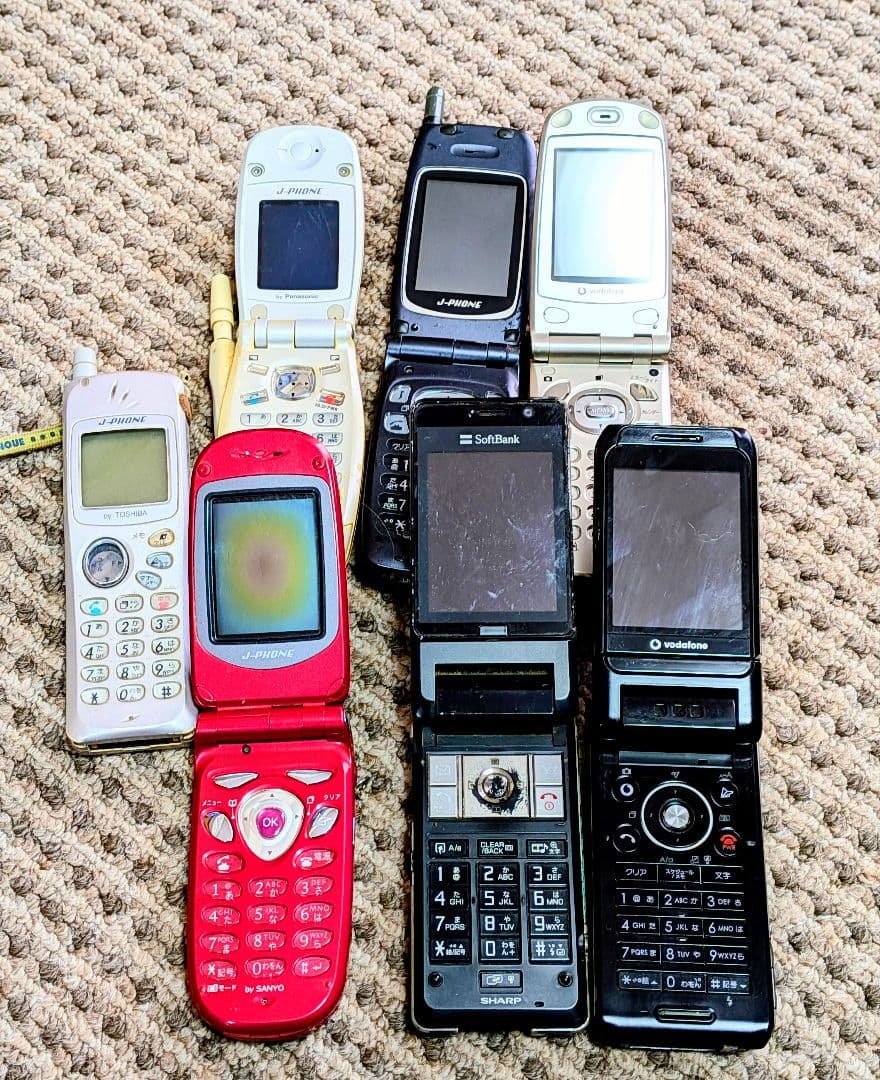Vodafone＆J-Phone & SoftBank ジャンク携帯10個