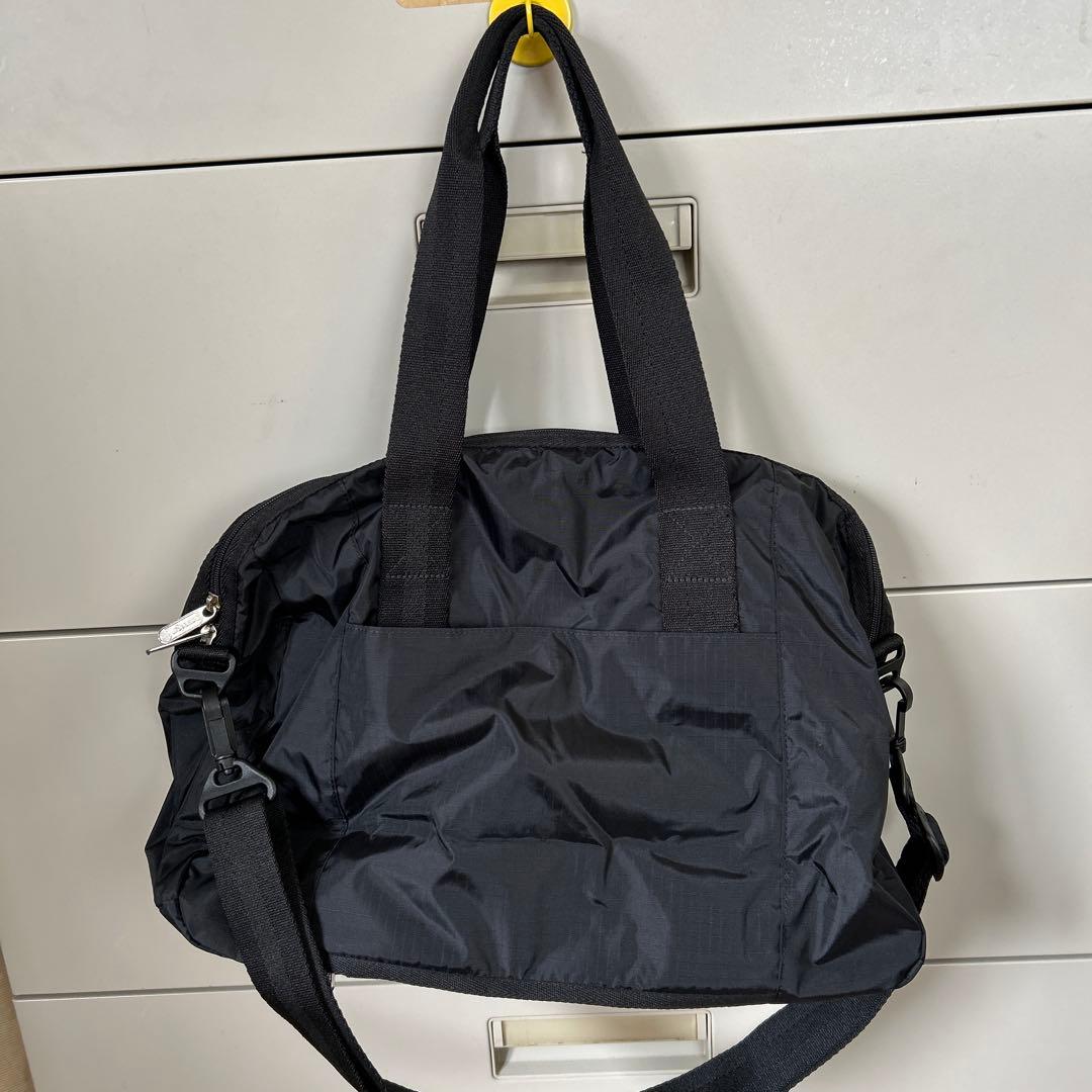 【新品/未使用】レスポートサック　黒のボストンバッグ