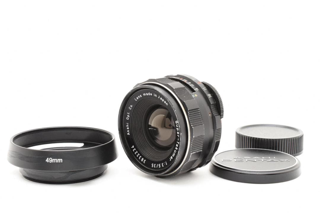 Pentax Super Takumar 35mm F3.5 フード付 C033