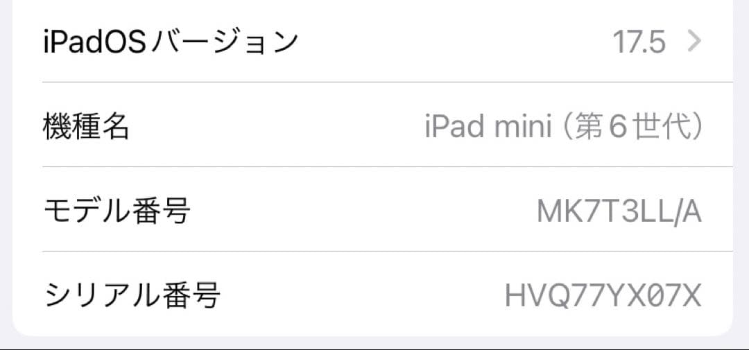 [中古超美品] iPad mini 6 256GB スペースグレイ WiFi