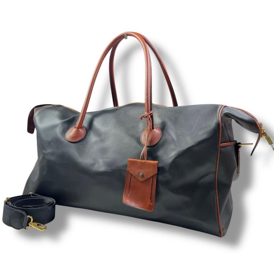 美品 ボッテガヴェネタ マルコポーロ ボストンバッグ 2wayショルダー 大容量