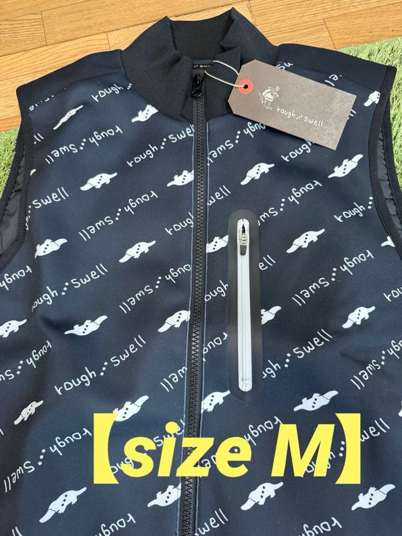 新品正規品【ROUGH&SWELL/M】中綿ベストアウタージャケットゴルフ