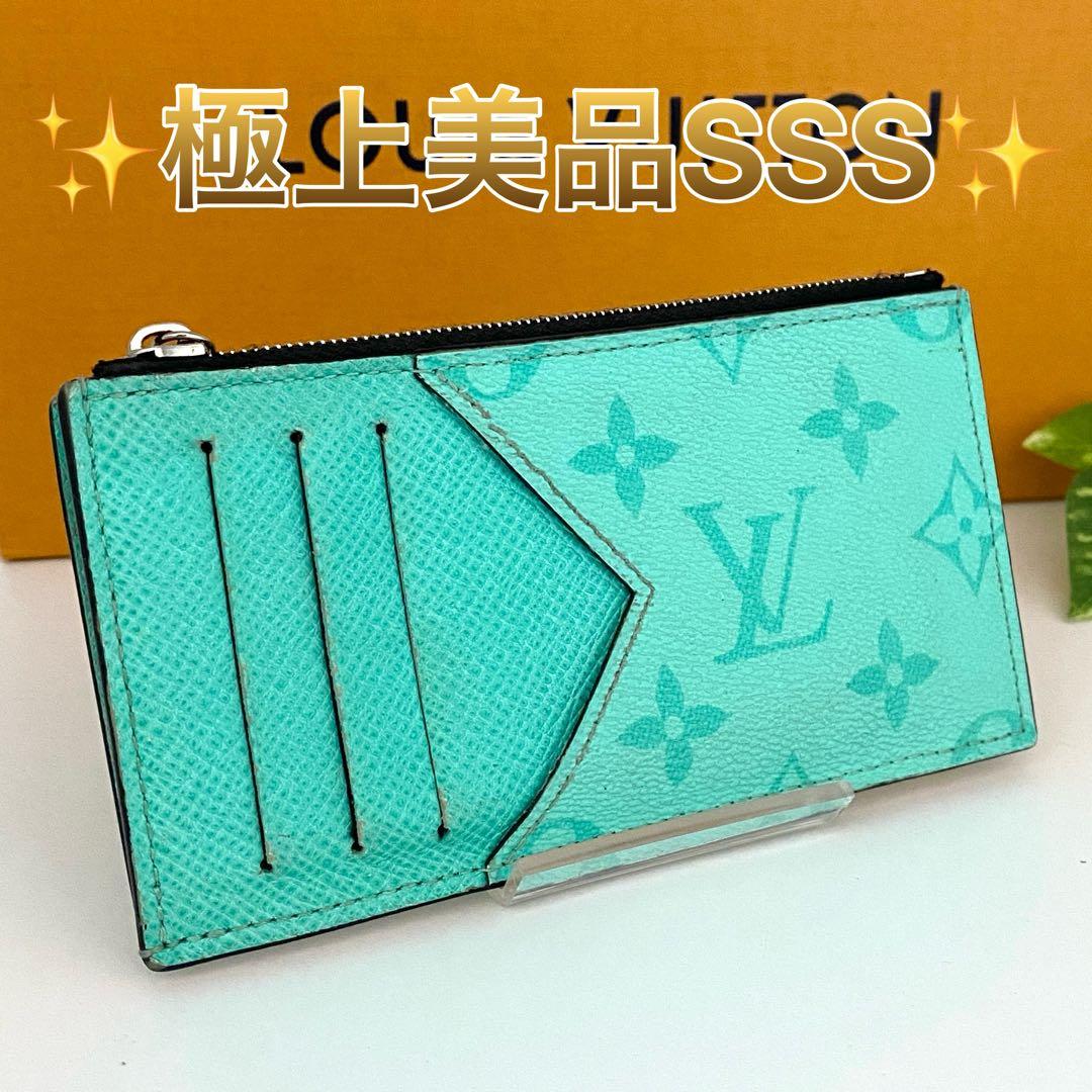 ルイヴィトン モノグラム タイガラマ カードホルダー グリーン RFID