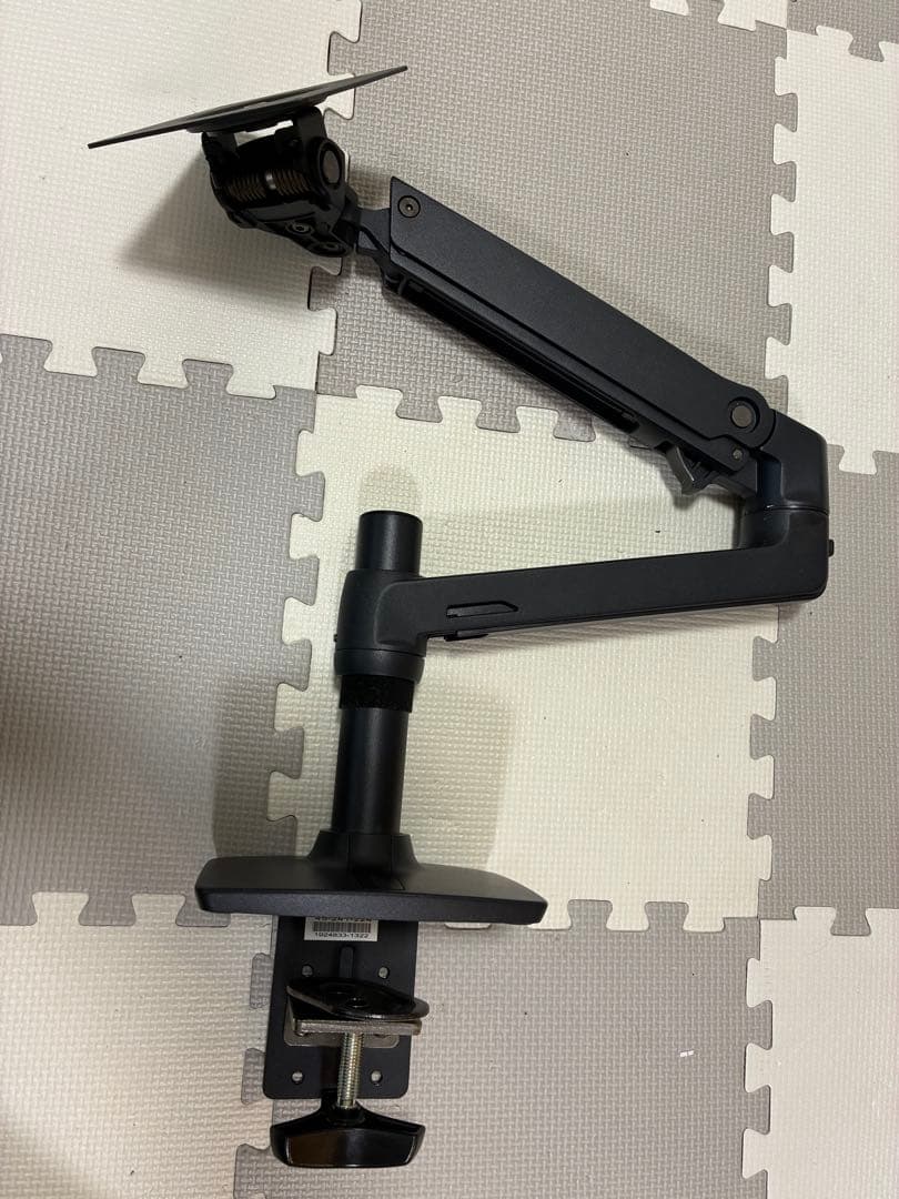 エルゴトロン モニターアーム ブラック クランプ式