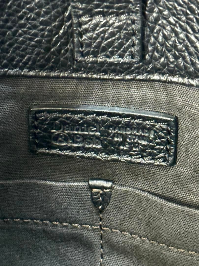 asr様✨ダニエル＆ボブ チェルカトーレ A4 トートバッグ 肩掛け 刻印 黒