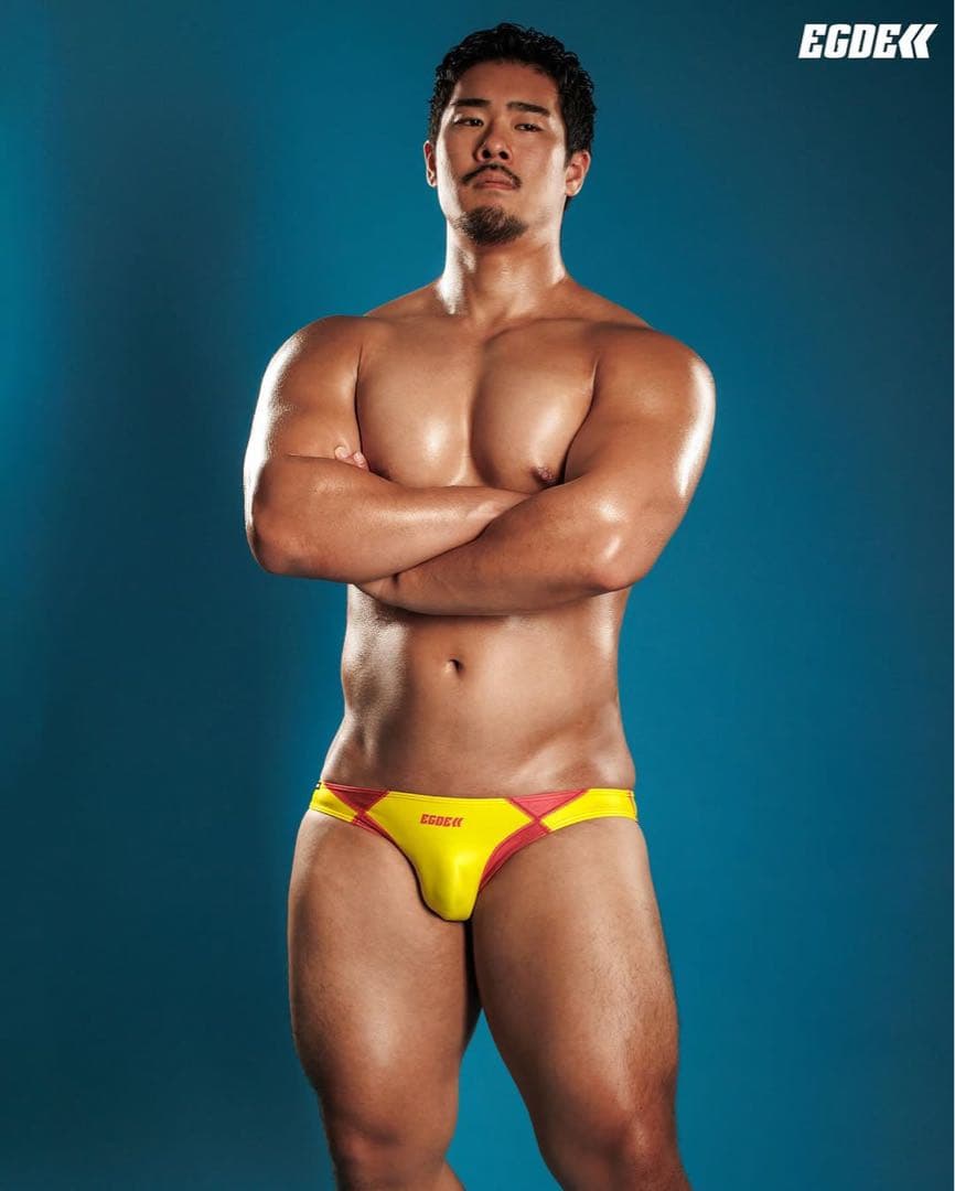 EGDE エッジ　WX SAVERS ビキニ　ライフセーバー　競パン風　M