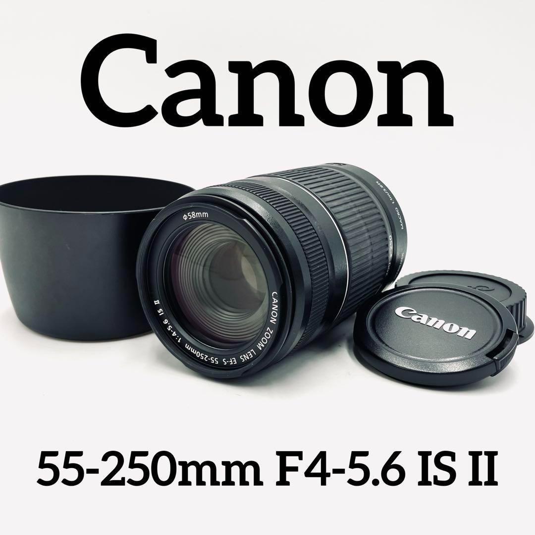 Canon EF-S 55-250mm F4-5.6 IS II 望遠レンズ