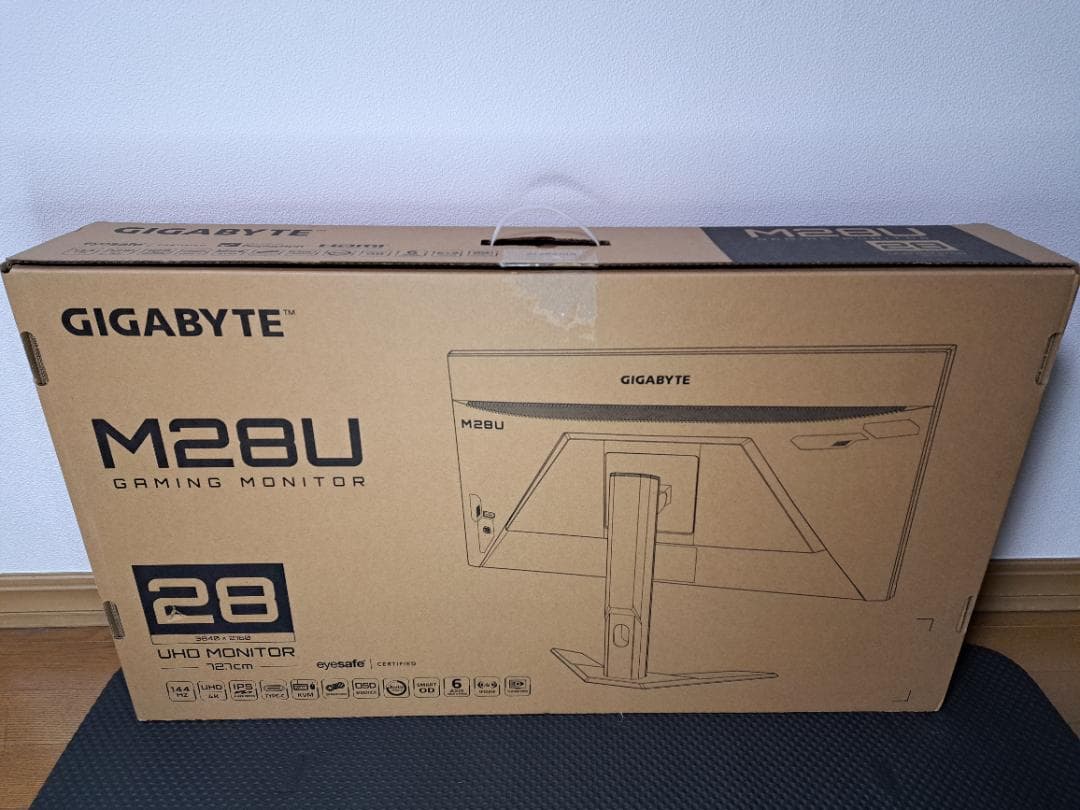 Gigabyte M28U 4K 144Hz ゲーミングモニター