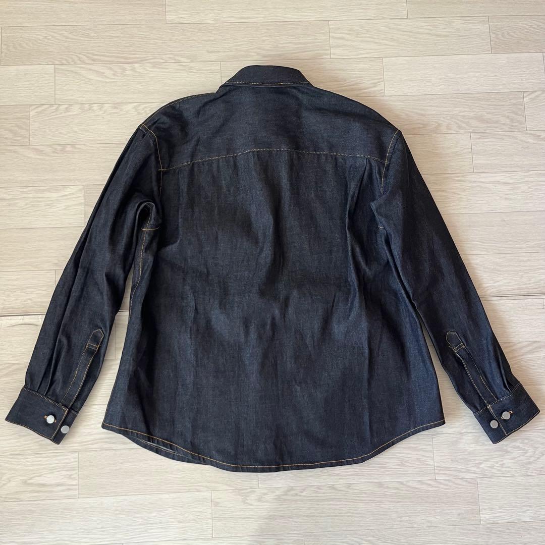 【未使用タグ付き】TAAKK ターク 25SS 刺繍デニムシャツ サイズ1 長袖