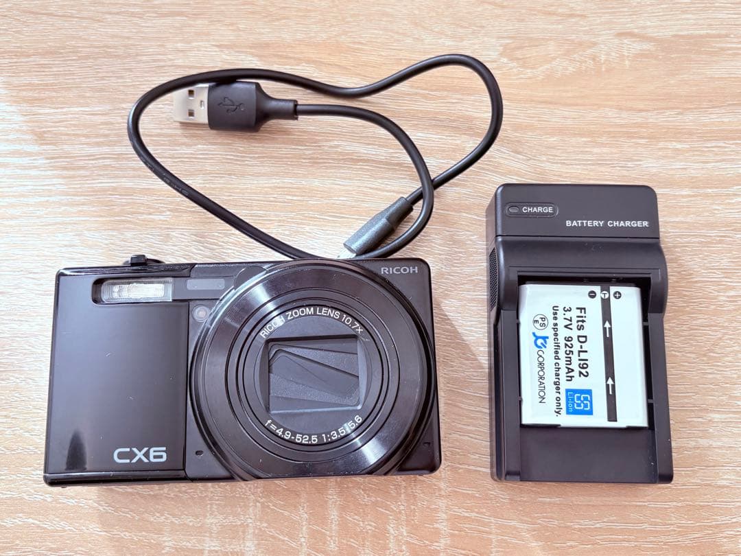 【動作確認済み】RICOH CX6 デジタルカメラ