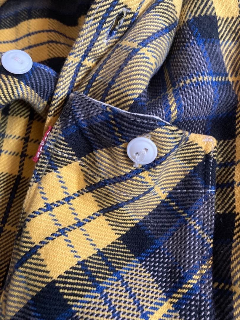 Levi's ネルシャツ リーバイス ヘビーネルシャツ 木村拓哉　L アメカジ