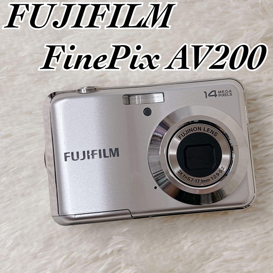 ✨美品✨FUJIFILM FinePix AV200 シルバー 単三電池式
