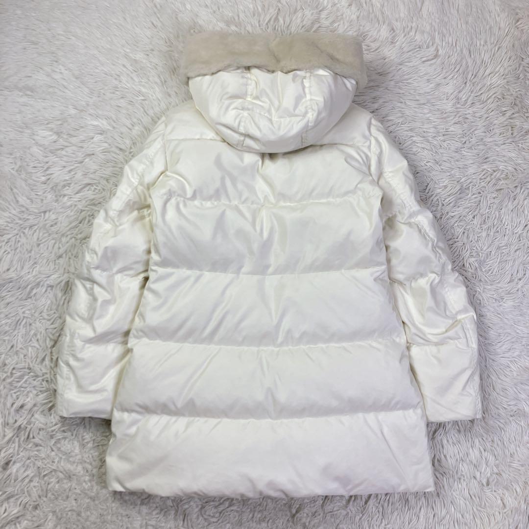 【最近モデル】PRADAプラダ2022年モデル　ムートンファーダウンコート　44