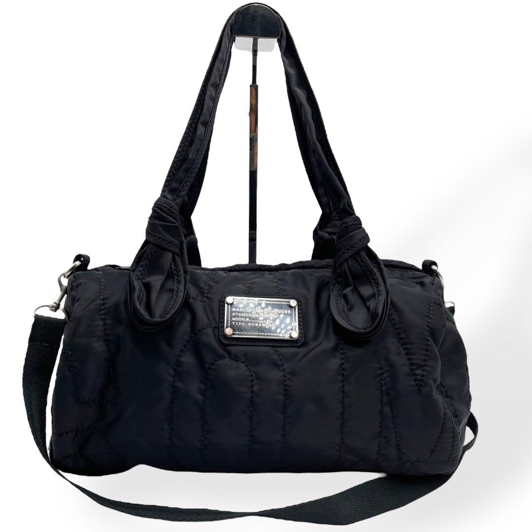 美品　マークバイマークジェイコブス　2way ミニボストンバッグ　ナイロン　黒