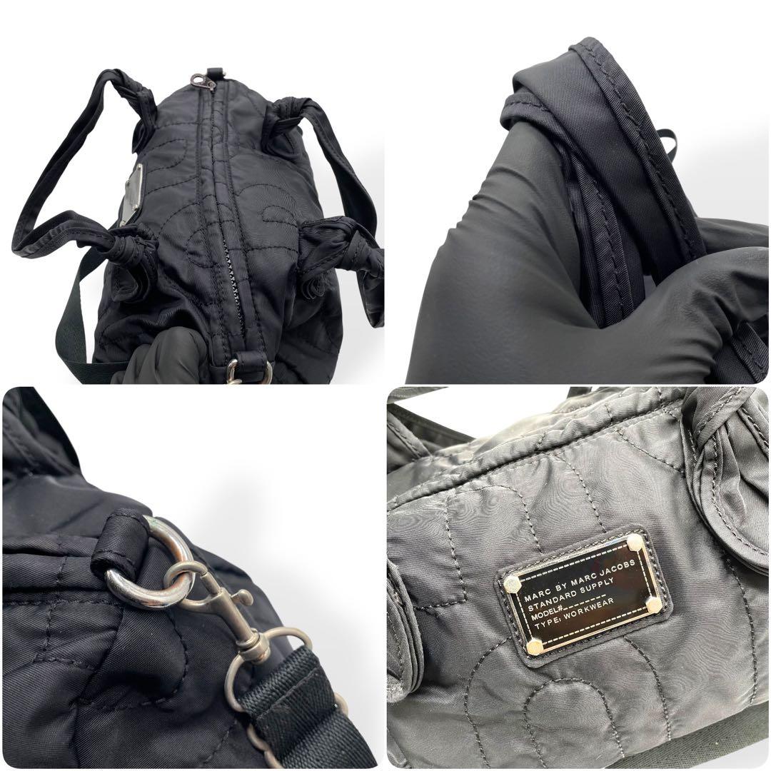 美品　マークバイマークジェイコブス　2way ミニボストンバッグ　ナイロン　黒