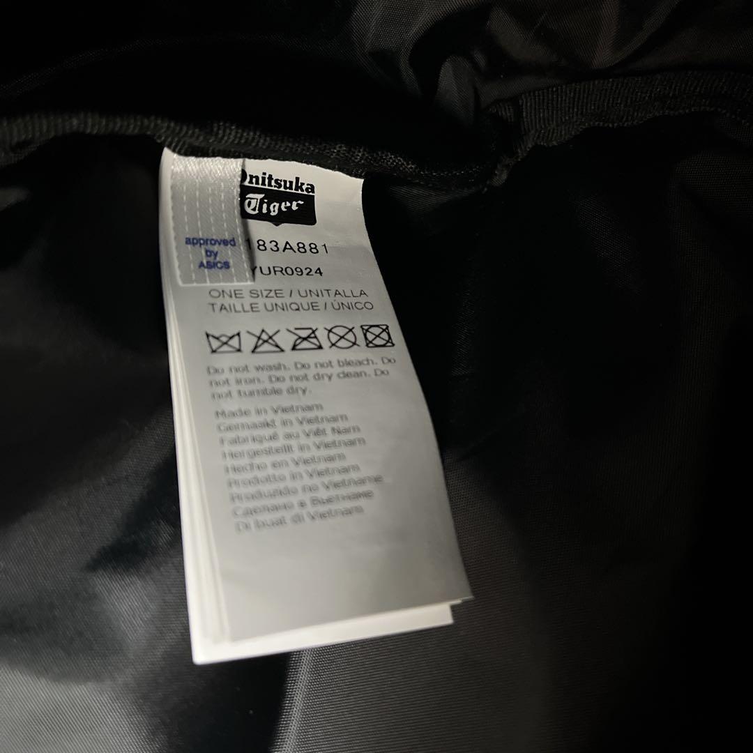 オニツカタイガー メッセンジャーバッグ 見返り虎刺繍