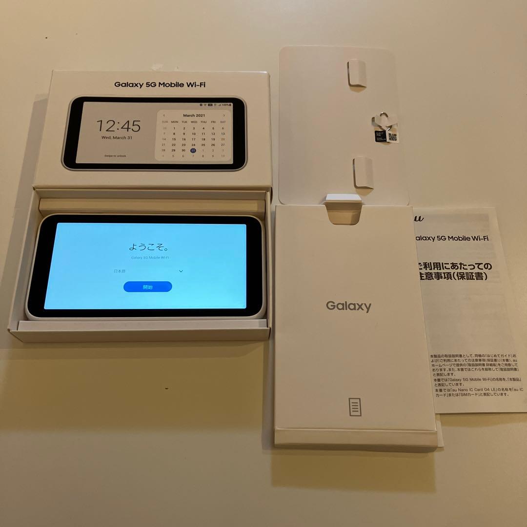 Galaxy 5G Mobile WiFi ルーター SCR01 SIMフリー
