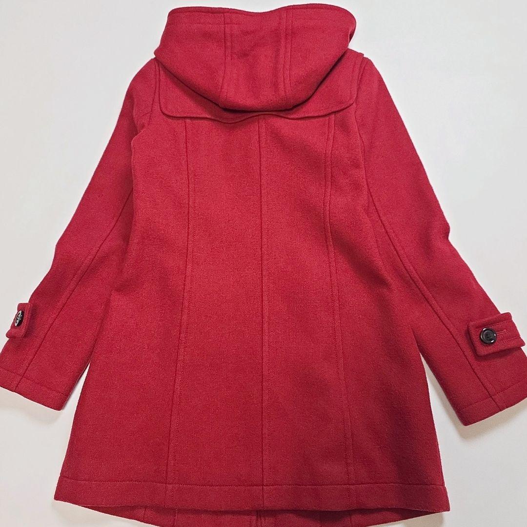 バーバリーブルーレーベル ダッフルコート ノバチェック 40 赤