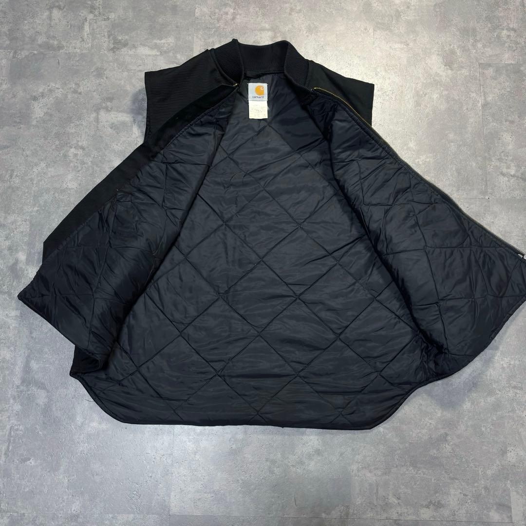 【至極の逸品】Carhartt USA製 90s ダックベスト 星タグ ブラック