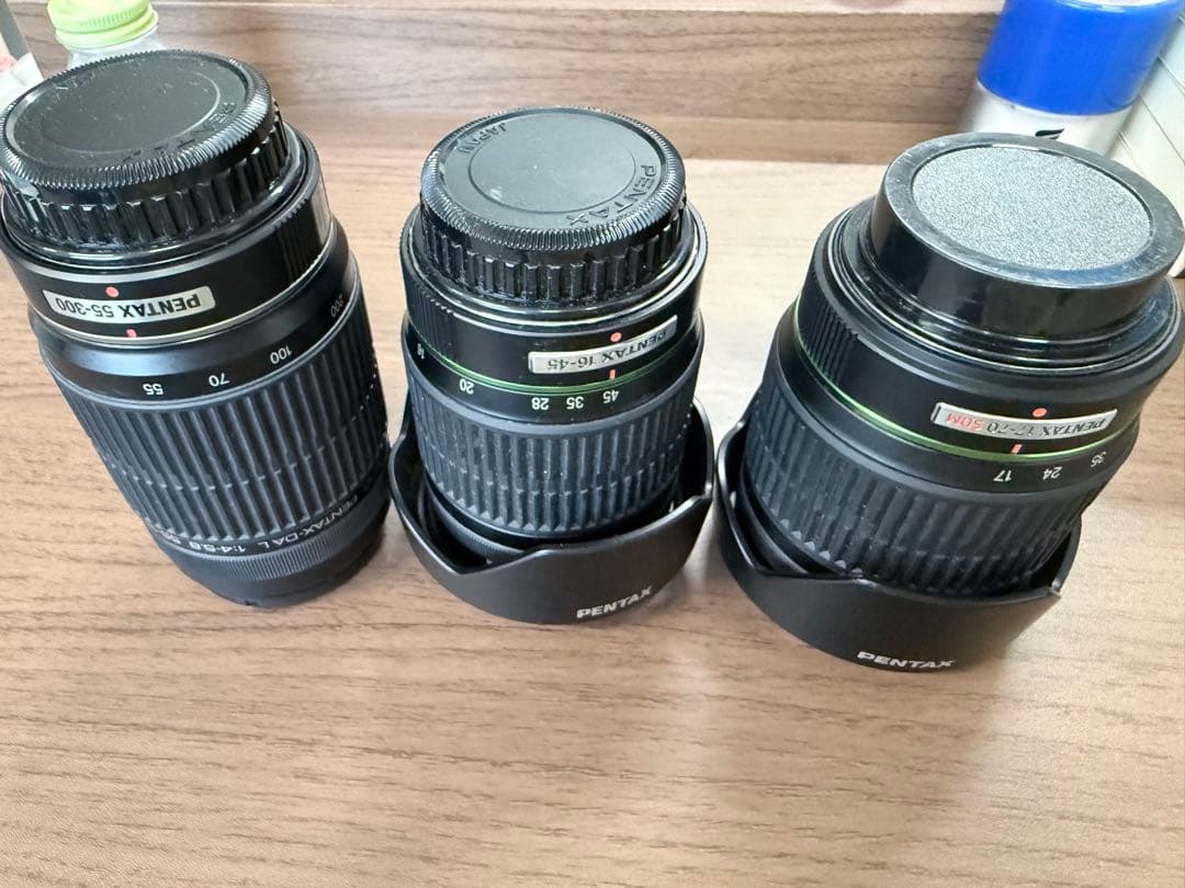 PENTAX K-70 バッテリー3本、充電器、セットレンズ4本付