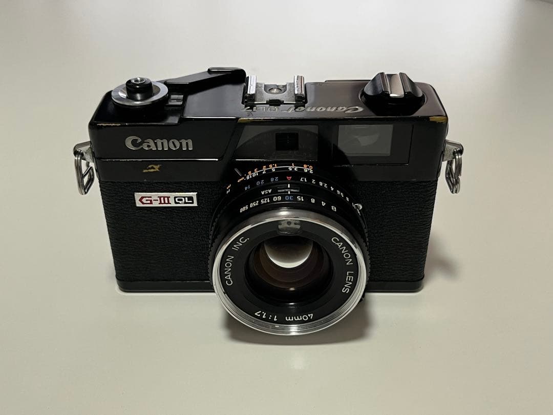 【完動品】Canon Canonet QL17 G-III ブラック 作例あり