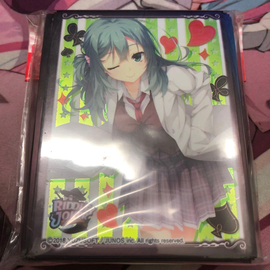 ゆずソフト　riddle joker 式部茉優　スリーブ　マット　未開封