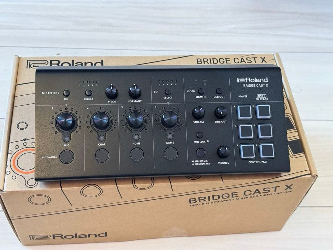 Roland BRIDGE CAST-X オーディオインターフェース