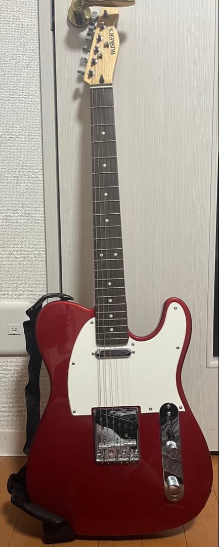 テレキャスター BUSKER'S 赤ラメ