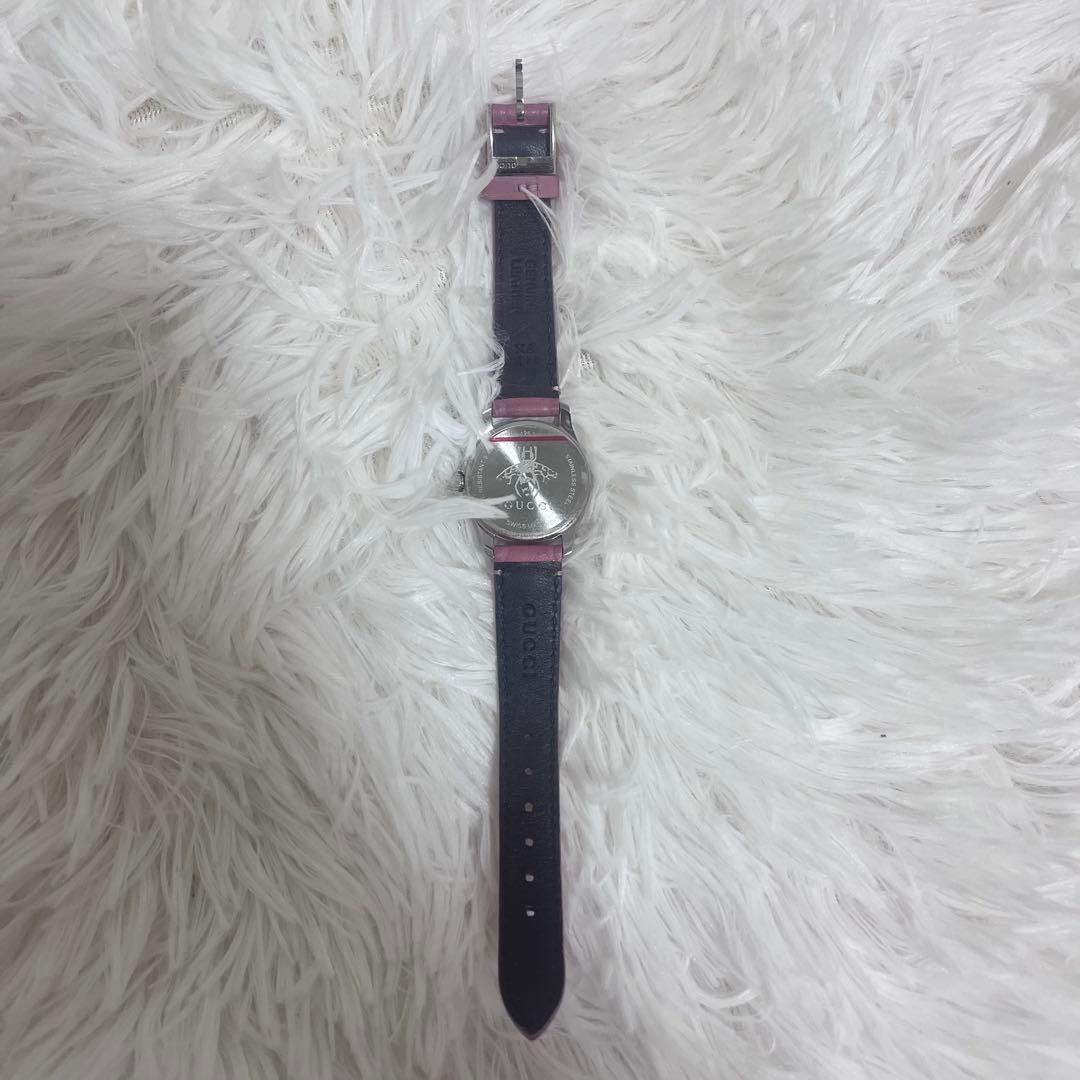GUCCI ピンク レザー 時計