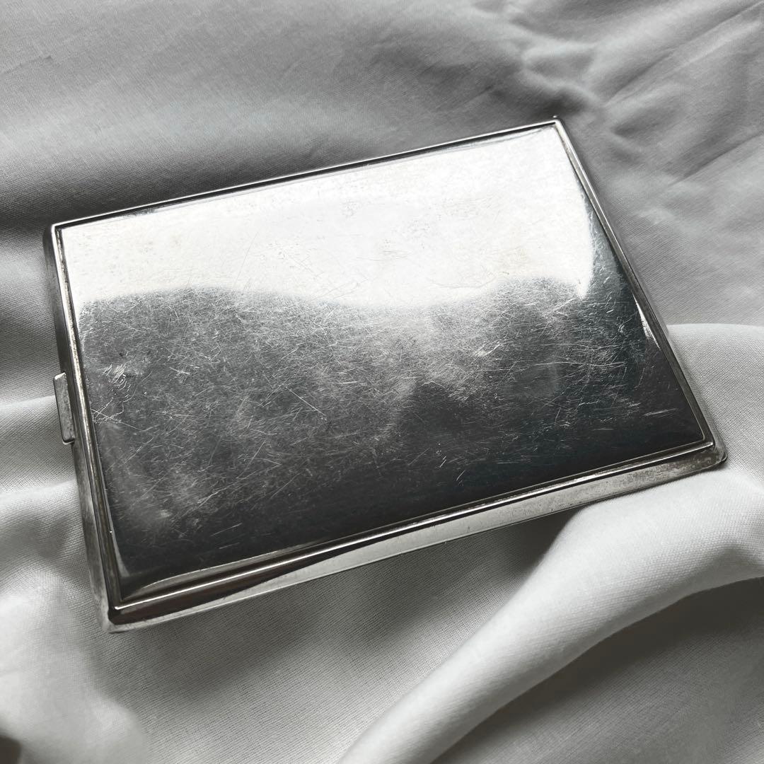 アンティーク　スターリングシルバー製のシガレットケース