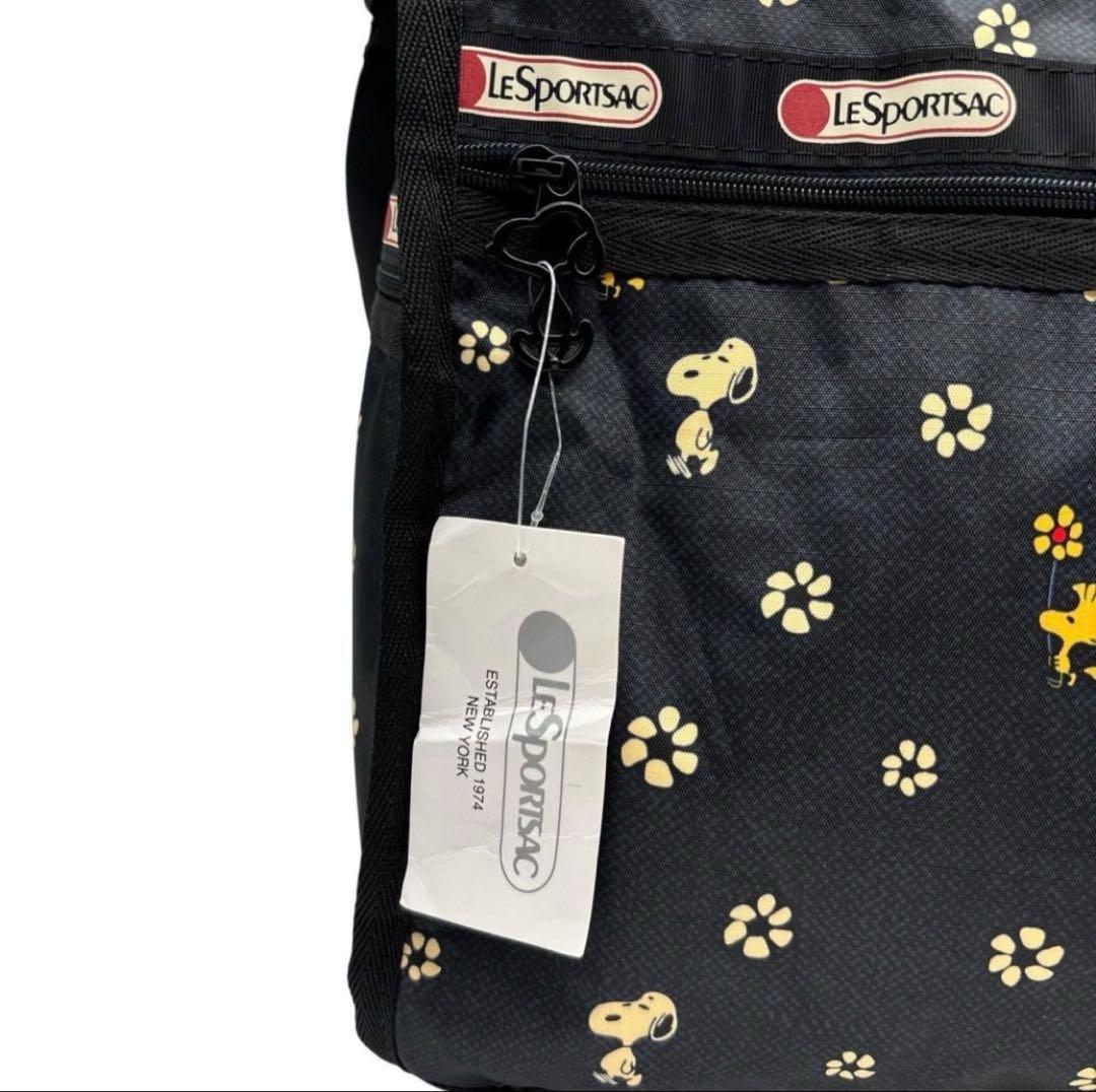 未使用品◎ レスポートサック スヌーピー 2way 斜めがけ可 ボストンバッグ