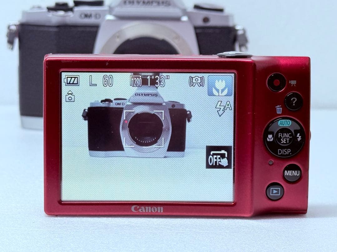 Canon PowerShot A3400 IS レッド 動作＆タッチ良好