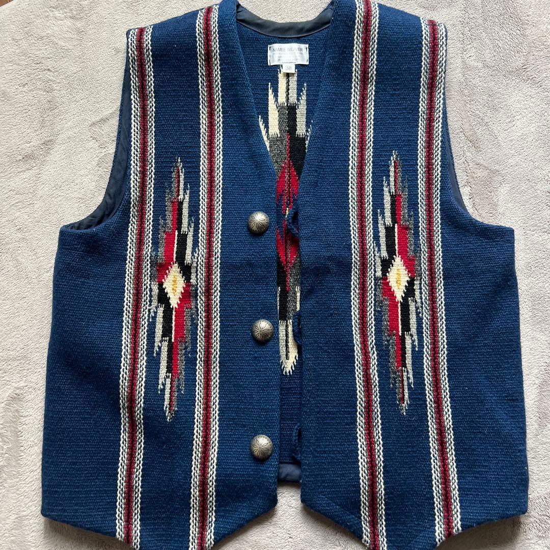 NAMBE WEAVER ハンドウーブンウールベスト 38