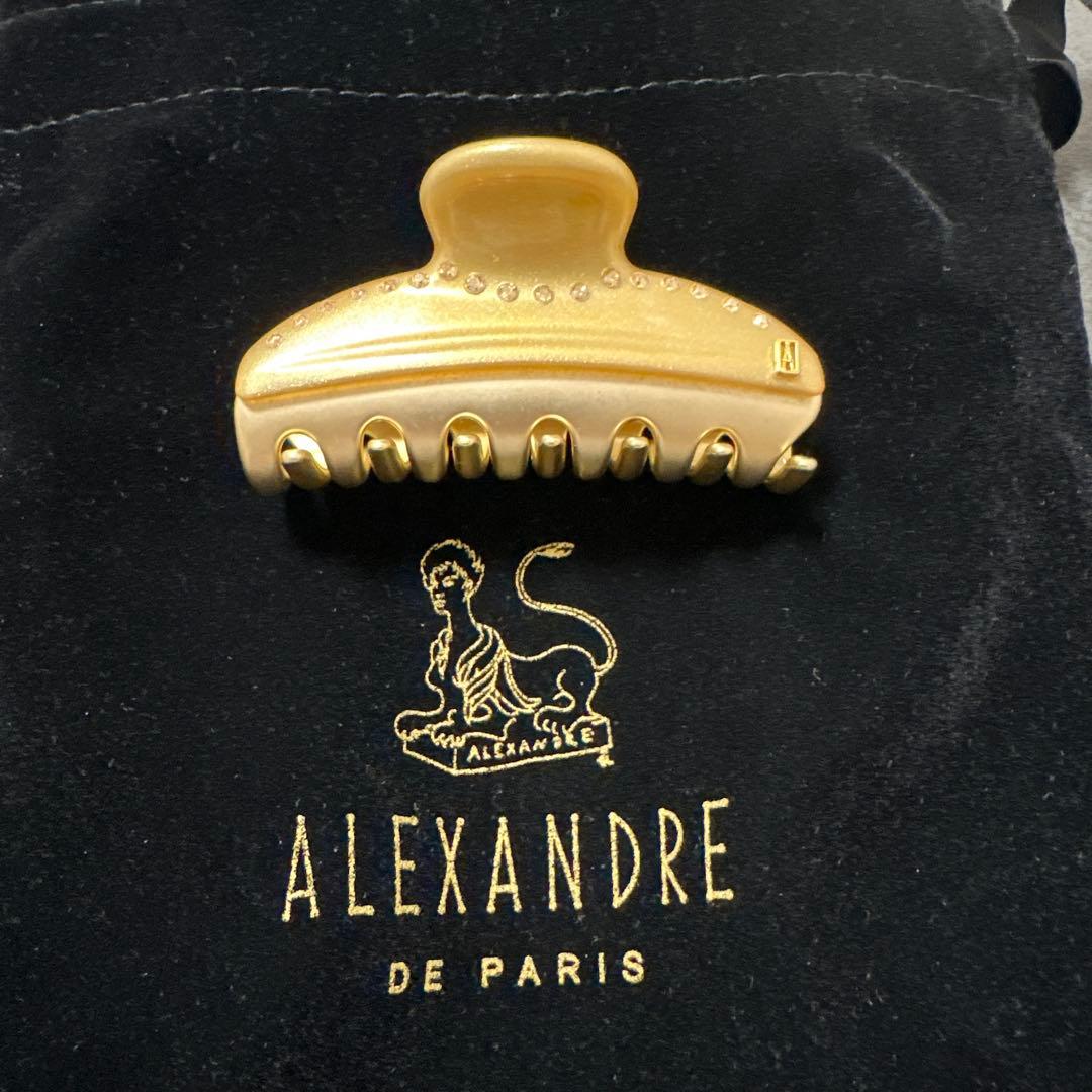 ALEXANDRE DE PARIS ゴールド ヘアクリップ