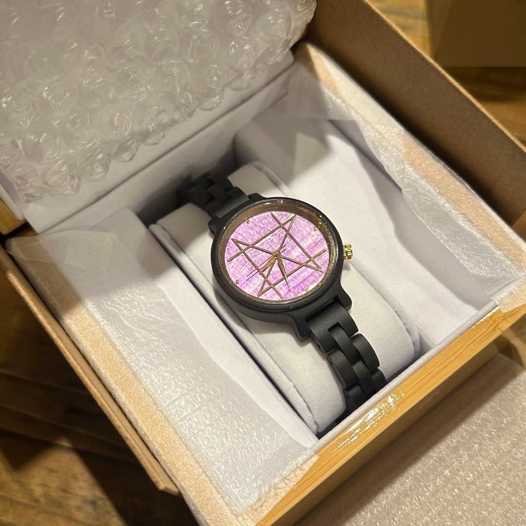 NOZ ダークパープルフローライト36mm 腕時計