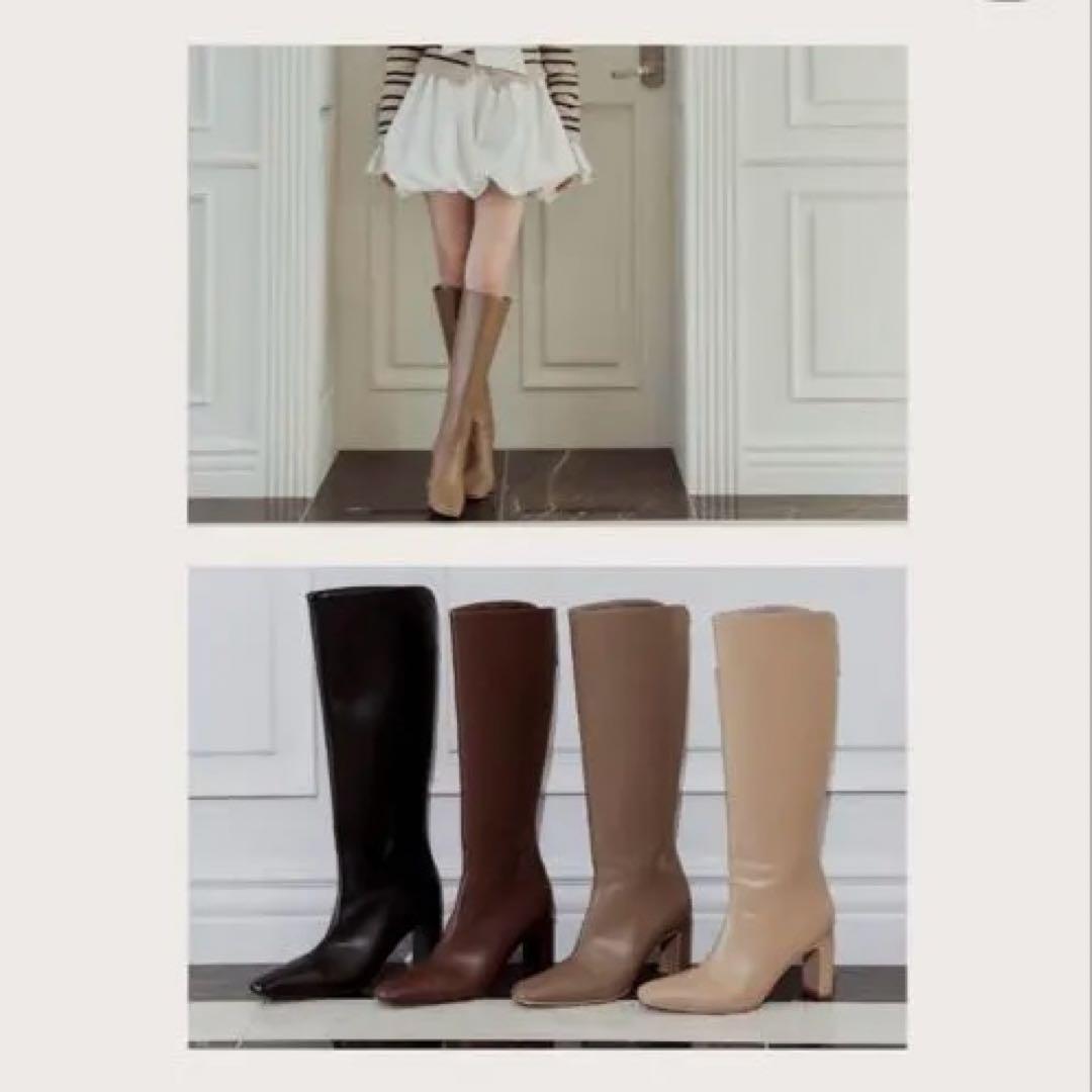 新品同様！Polaura ベージュブーツ