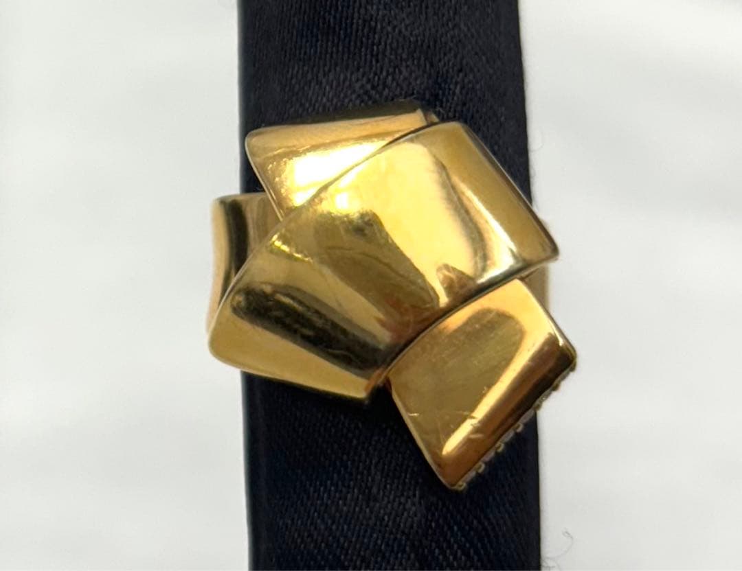 【NOEUD U】 ヌゥユゥ Diamond rubans Lien ring