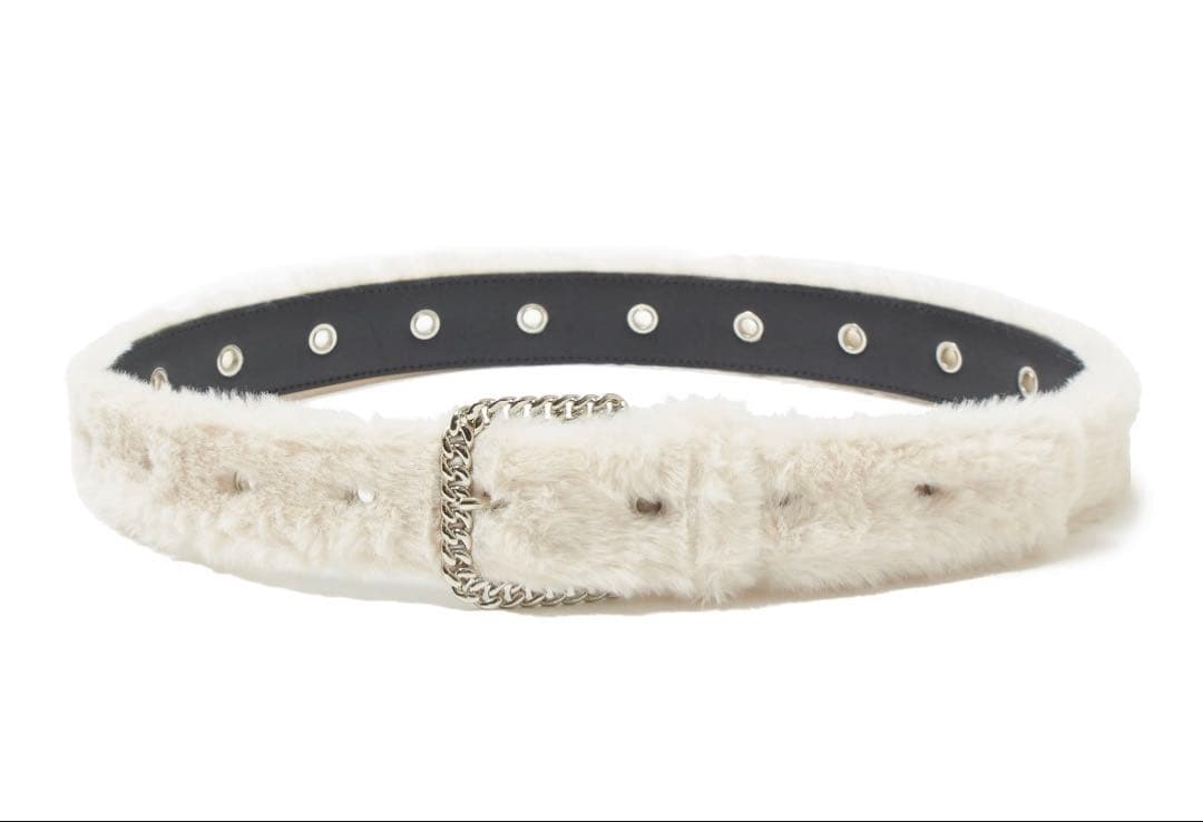 AFB ファーベルト　ホワイト　白